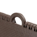 Close-up of the non-slip surface of the 18 Inch Folding Stool, ensuring adult safety.