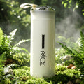 Reusable white glass bottle perfect for infused detox drinks