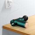 VelvaBloom deep tissue massage device with all interchangeable head attachments.