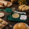Mini puri & dumpling press shaping dough for snacks