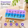 Weekly medicine organizer view