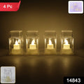 Mini lantern shaped battery operated LED decorative candle lamp