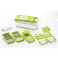 House of Sensation Snowpearl vegetable dicer, showing its durable plastic body and sharp blades.