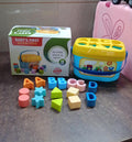 Packaging of the Baby Shape Sorter Toy, highlighting its educational benefits.