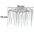 Detachable steel skewer rack for kebabs and grills
