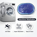 Water absorbing bath rug for home and hotel bathrooms