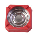 Square design heat-resistant ashtray with clean and simple look