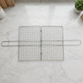 Durable grill mesh rack for easy grilling and cleaning