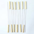 Grilling skewers set with wooden handles for kebabs and vegetables