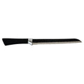 Bread knife featuring ergonomic easy grip handle for safe cutting