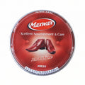 Smooth shine brown shoe polish application