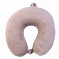 Cosy U shape support pillow with smooth velvet cover
