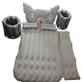 Inflatable car air mattress providing comfortable sleeping space in vehicle