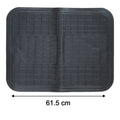 Close-up of textured anti-slip surface of waterproof car mats