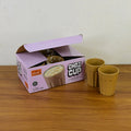 Stacked chai cup set highlighting lightweight and portable cups