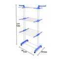 Multi-layer laundry drying stand suitable for indoor and outdoor use