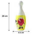 Vibrant children’s bowling set with cartoon characters in durable plastic