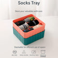 Open-top square storage organizer for easy access to small items