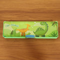 Kids drawing compass with protective lid, fun animal theme
