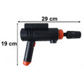 Ergonomic design of the portable cordless car washer for easy handling.