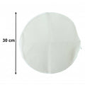 Close-up of cotton steamer liner cloth showing breathable fabric