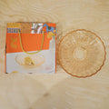 Durable glass snack plate for everyday and special occasions