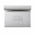 Kitchen dough divider and scraper for baking prep