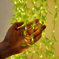LED leaf string light creating cozy ambient lighting for indoor spaces