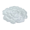 Round flower-shaped PVC placemat suitable for kitchen and dining