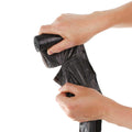 Eco-friendly medium black garbage bag 24x32 inches for waste management
