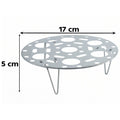 Round trivet stand for steaming eggs, momos and vegetables