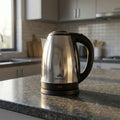 Modern design stainless steel electric kettle ideal for daily beverage needs