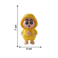 Size illustration of face-changing doll keychain