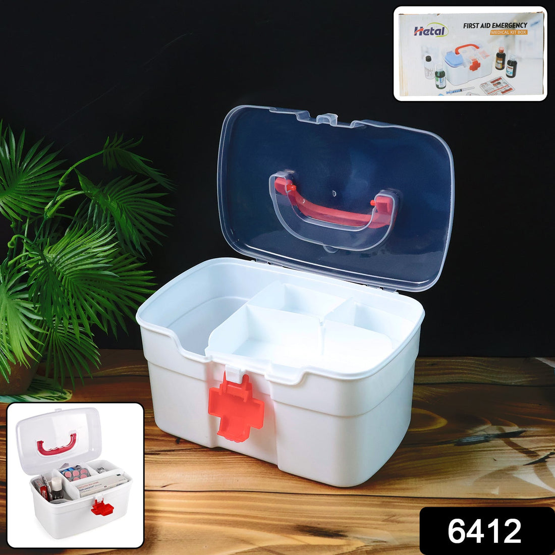 Organivo First Aid Box, a white medical storage solution with a red cross symbol.