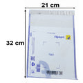 Tear resistant courier bags with pocket for documents