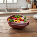 Kitchen colander with base