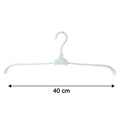 Collapsible plastic clothes hanger size reference for fit and capacity