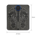 Dimensions illustration of EMS Foot Massage Therapy Mat showing length and width