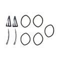 Hair styling bands and clips combo for daily use