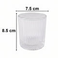 Premium transparent crystal glass tumbler for daily use