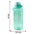 Main image of 2 litre leakproof sports water bottle with flip lock