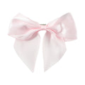 Soft fabric satin hair bow clip perfect for parties and special occasions