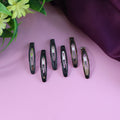 Six metal snap hair clips set for daily hair styling and sectioning