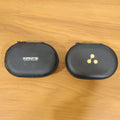 Zippered adapter and cable pouch close up