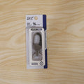 Versatile metal keychain secured with rotating lock for outdoor use.