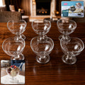 Translucent polycarbonate ice cream bowl in elegant design