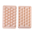 Round ice cube tray with lid
