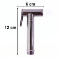 Bathroom with installed brass Shattaf health faucet
