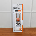 Lifestyle image of premium metal keychain carabiner clip used for key management