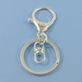 Secure key ring with silicone wrist strap